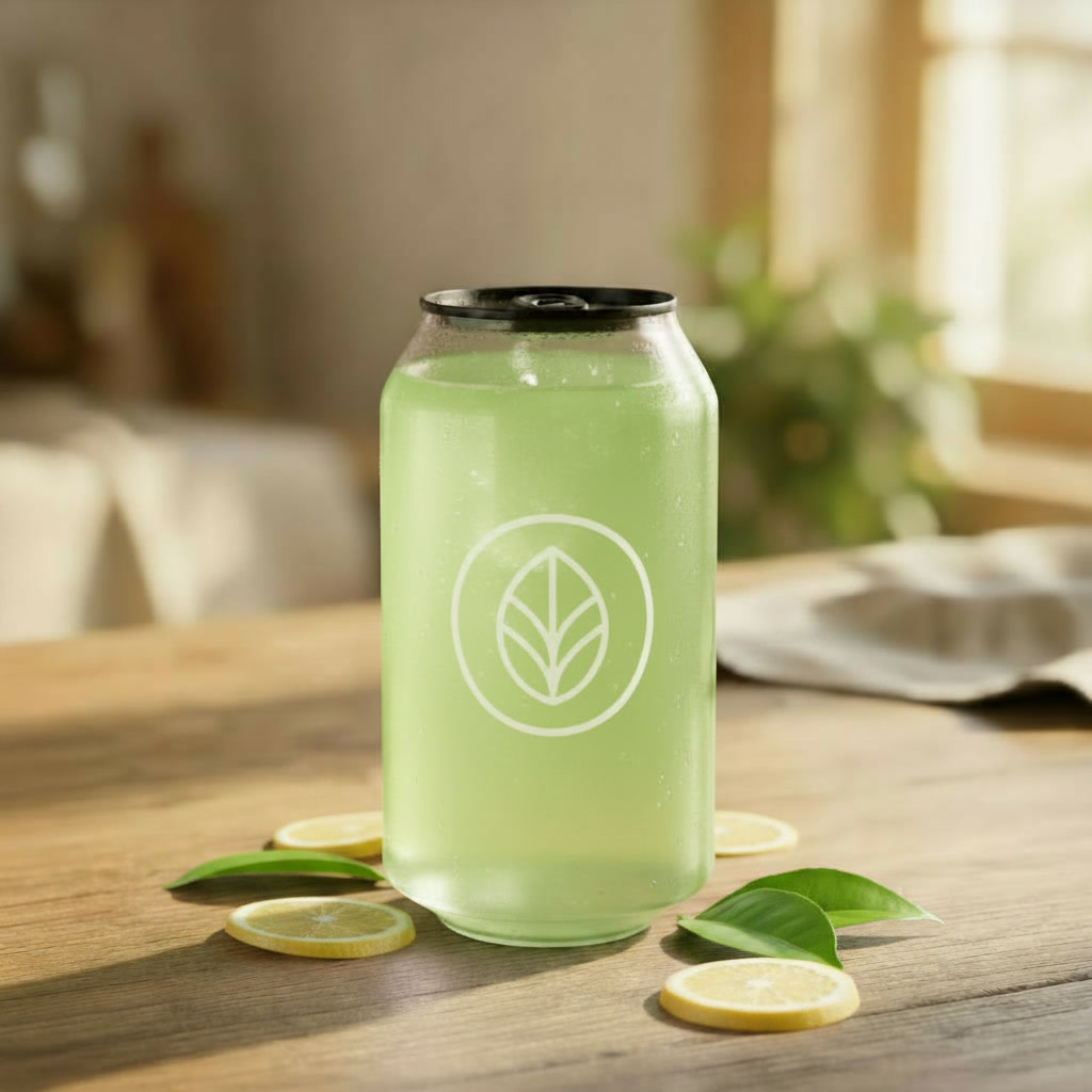 Sencha Lemon crafted beverage can