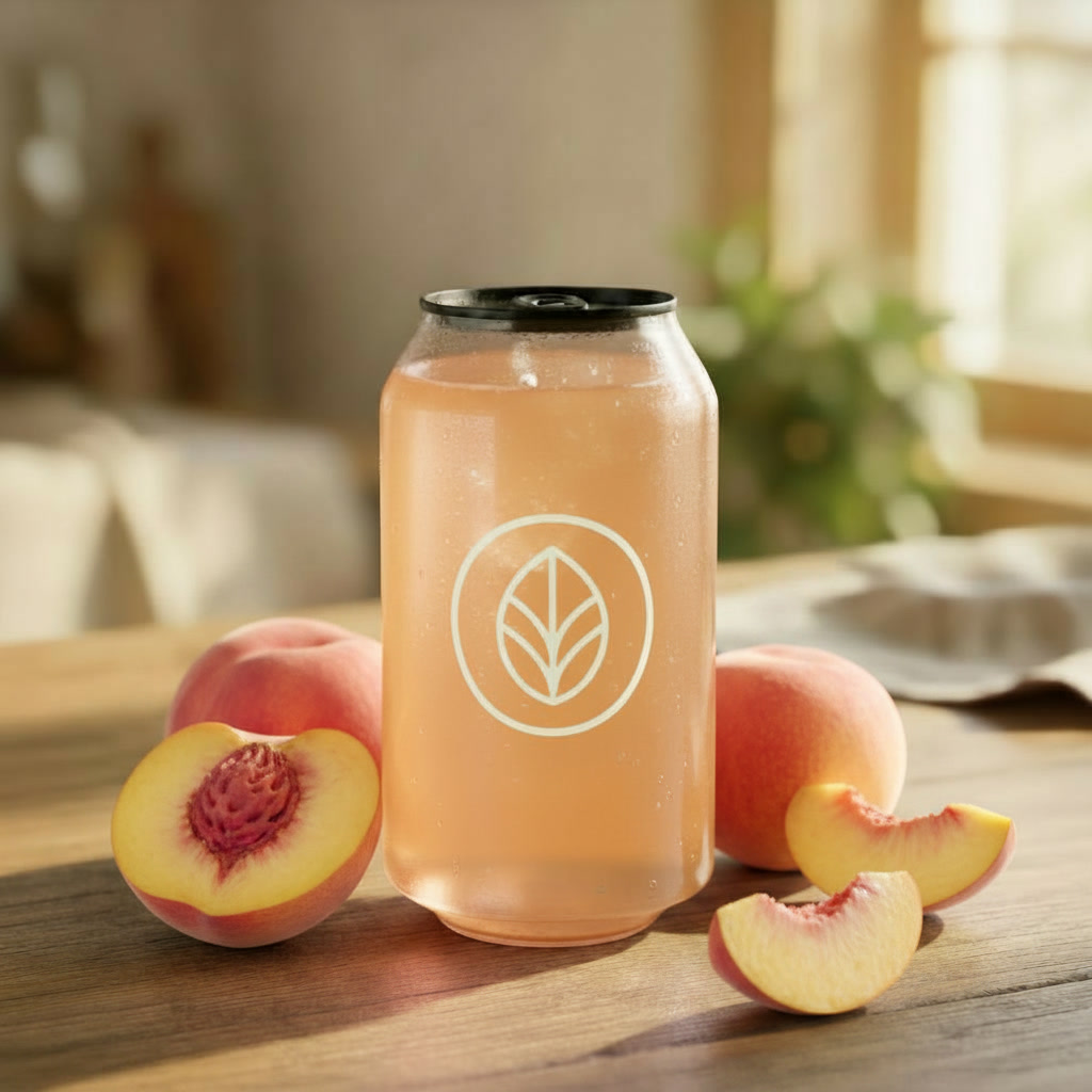Peach Lemonade crafted beverage can