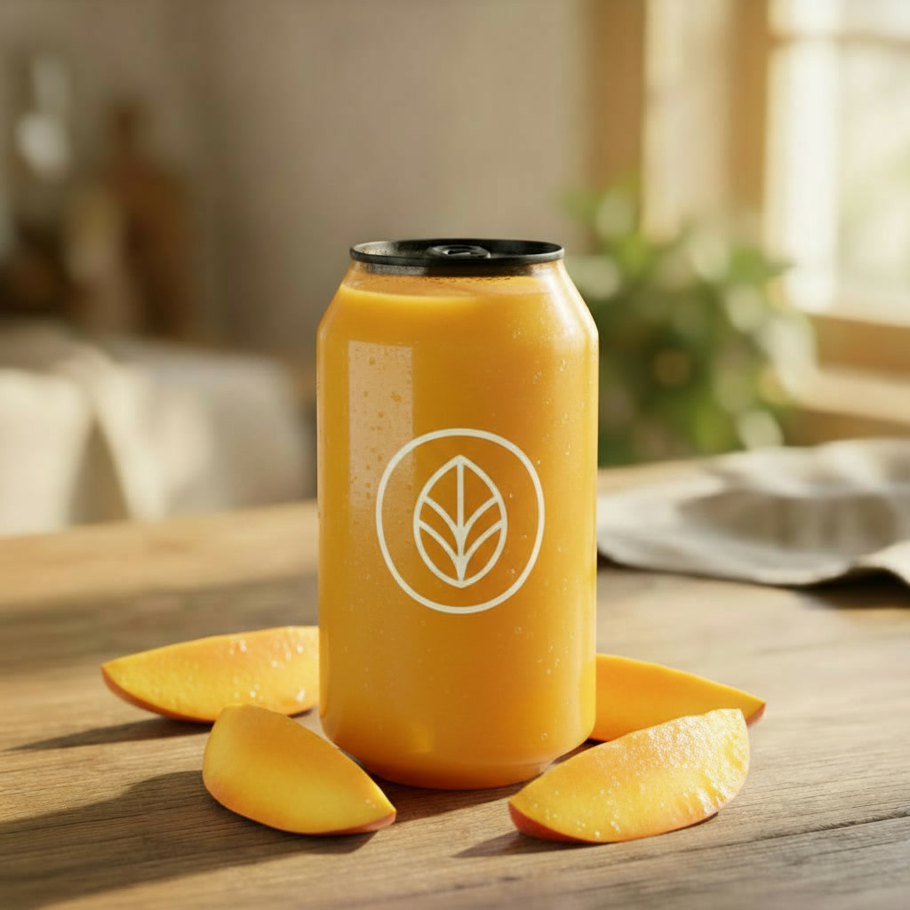 Mango Lemonade crafted beverage can