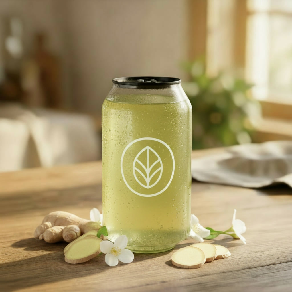 Jasmine Ginger crafted beverage can